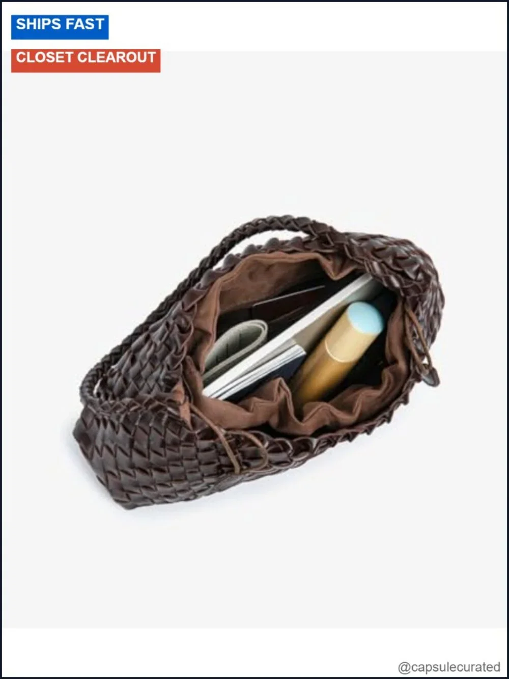 N/A woven hobo